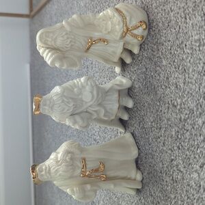 Lenox Santas, bundle of 3